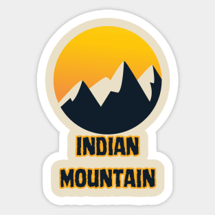 Indian Mountain Sticker